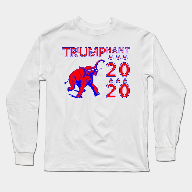 President Trump election 2020. Long Sleeve T-Shirt by hipop